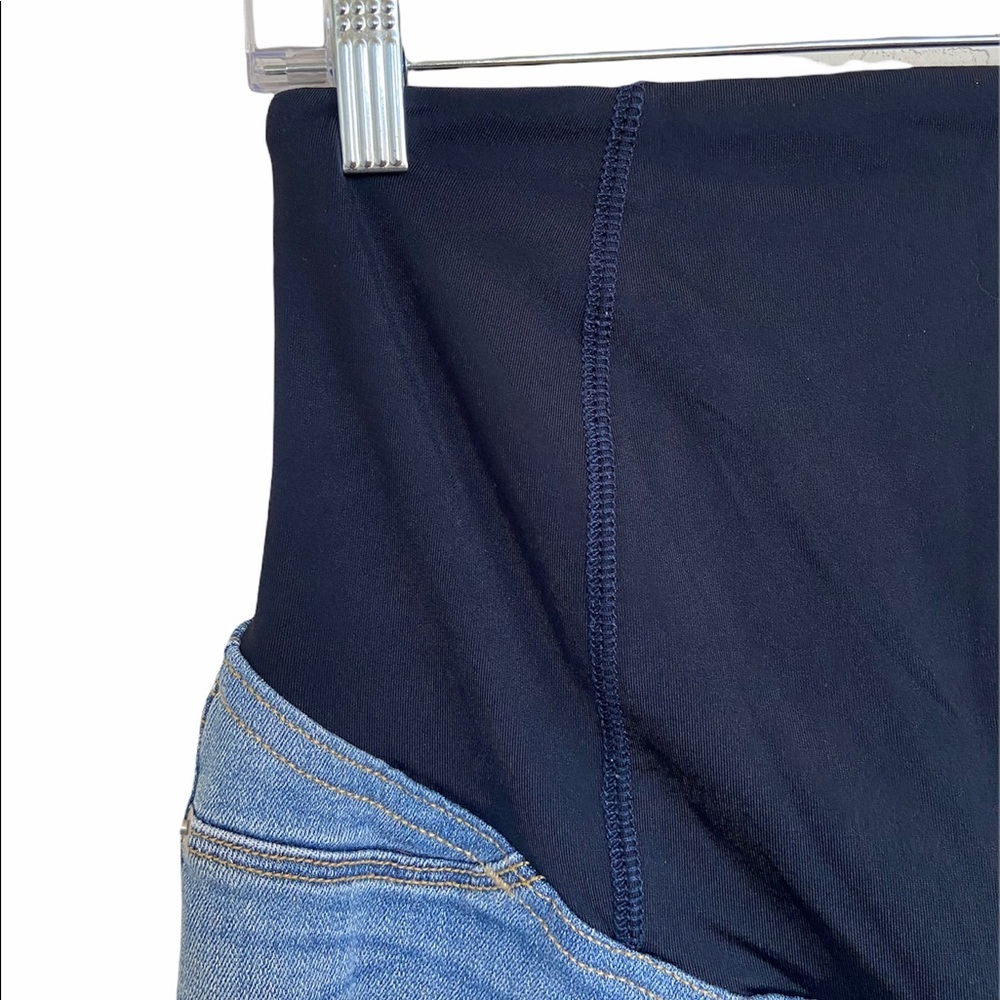 Isabel Maternity High Rise Crossover Jeans - Picture 9 of 13